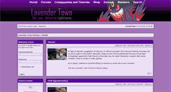 Desktop Screenshot of lavendertown.net